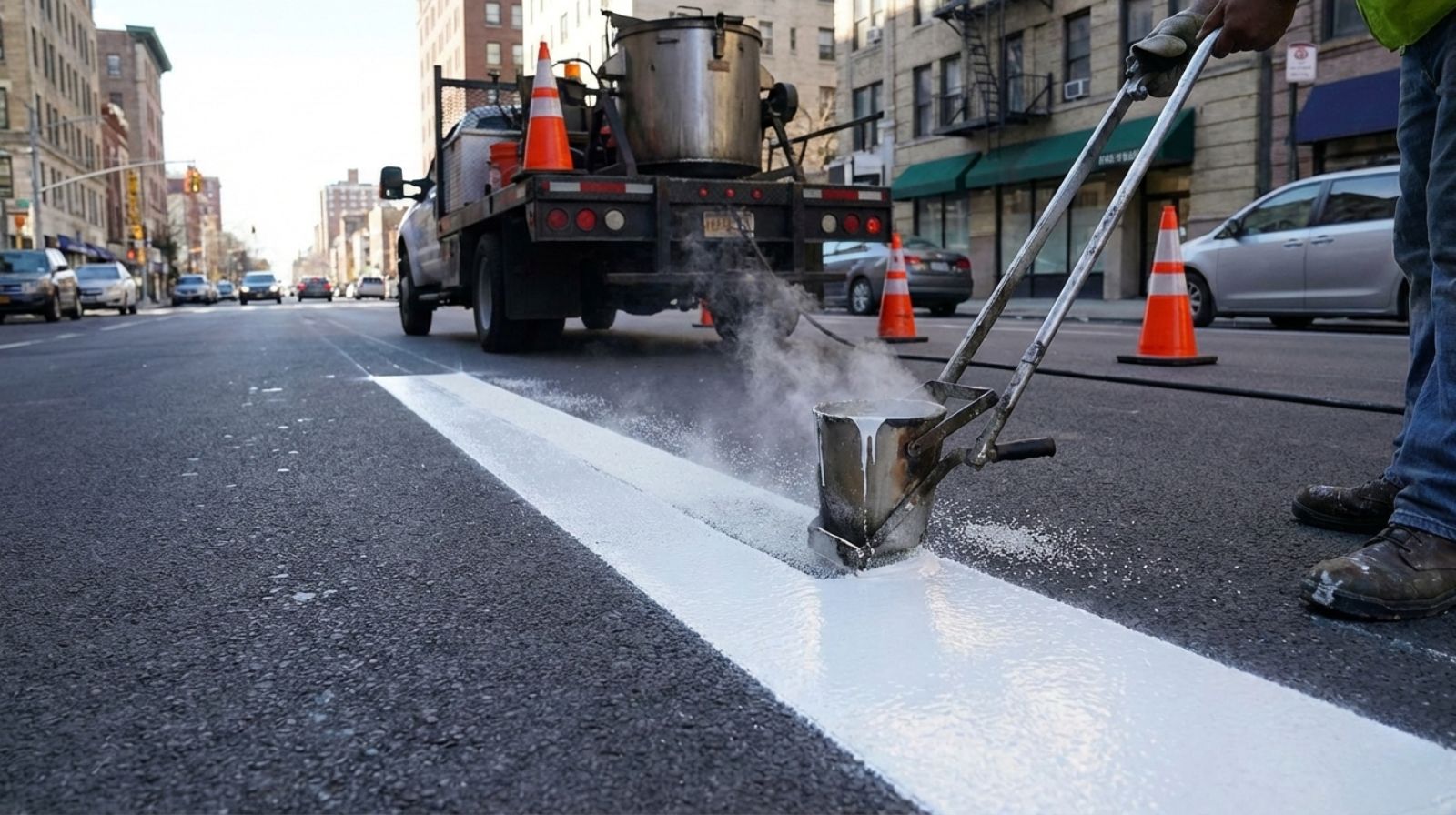 Thermoplastic Paint: The Backbone of Modern Road and Traffic Safety | Bluelotusafety 