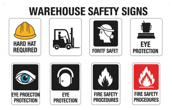 Warehouse Signage & labels